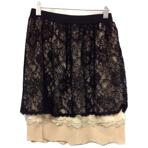 NWT Love Kuvaa LF Store Vintage Style Lace Skirt